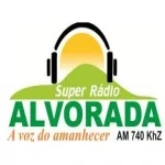 Logo da Super Rádio Alvorada 740 AM