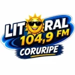 Logo da Rádio Litoral 104.9 FM
