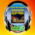 Logo da Rede de Rádios Diamante - Só Gospel