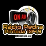 Logo da Rádio Pedra Pintada 104.9 FM