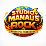 Logo da Rádio Rock Studio Manaus