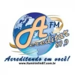 Logo da Rádio Acreditar 87.9 FM