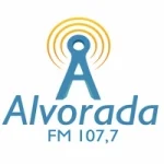 Logo da Rádio Alvorada 107.7 FM