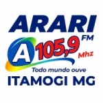 Logo da Rádio Arari 105.9 FM