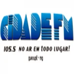 Logo da Rádio Cidade Guaxupé 105.5 FM