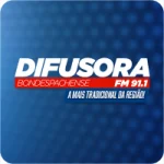 Logo da Rádio Difusora Bondespachense 91.1 FM
