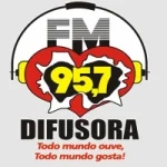 Logo da Rádio Difusora FM 95.7