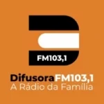 Logo da Rádio Difusora Paraisense 103.1 FM