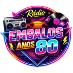 Logo da Rádio Embalos Anos 80