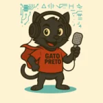 Logo da Rádio Gato Preto