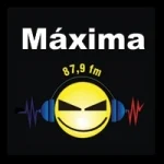 Logo da Rádio Máxima 87.9 FM