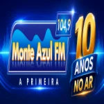 Logo da Rádio Monte Azul 104.9 FM