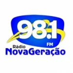 Logo da Rádio Nova Geração 98.1 FM