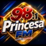 Logo da Rádio Princesa 98.1 FM