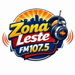 Logo da Zona Leste 107.5 D das L