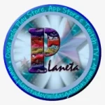 Logo da Planeta do Vinil das Galáxias