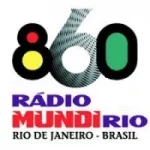 Logo da Rádio Mundial Rio 860