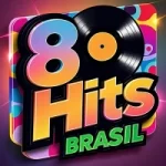 Logo da Rádio 80 Hits Brasil Radinho de Pilha