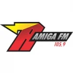 Logo da Rádio Amiga 105.9 FM