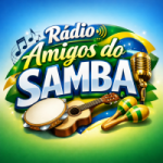Logo da Rádio Amigos do Samba