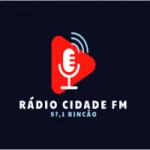 Logo da Rádio Cidade 97,1 Rincão