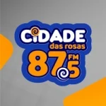 Logo da Rádio Cidade das Rosas 87.5 FM