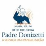 Logo da Rádio Difusora Padre Donizetti 107.1 FM