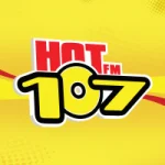 Logo da Rádio Hot 107 FM