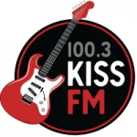 Logo da Rádio Kiss FM Litoral 100.3 FM