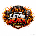 Logo da Rádio Leme Black