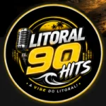 Logo da Rádio Litoral Hits 90