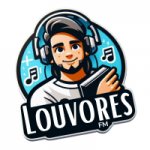 Logo da Rádio Louvores FM