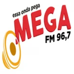 Logo da Rádio Mega Litoral 96.7 FM