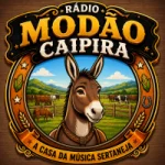 Logo da Rádio Modão Caipira