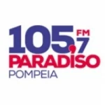 Logo da Rádio Paradiso Pompéia 105.7 FM