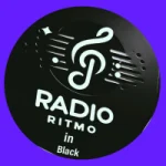 Logo da Rádio Ritmo in Black