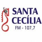 Logo da Rádio Santa Cecília 107.7 FM