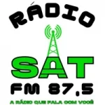 Logo da Rádio Sat 87.5 FM