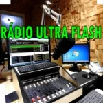 Logo da Rádio Ultra Flash