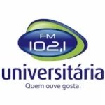 Logo da Rádio Universitária 102.1 FM