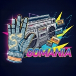 Logo da Web Rádio 80 Mania
